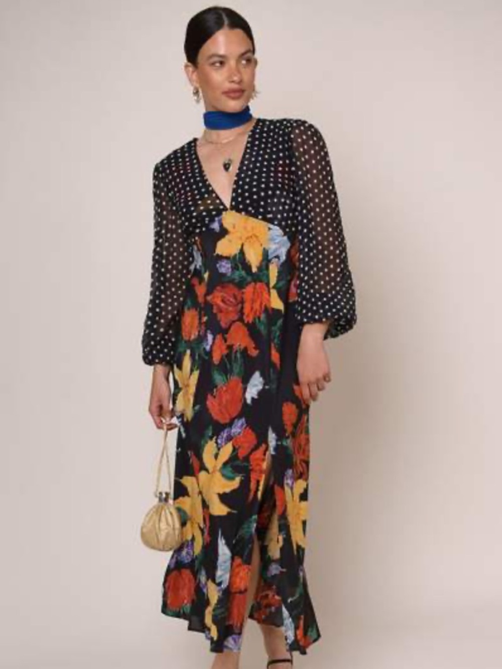 RIXO Melanie - Lily Garden Polka Dot Mix